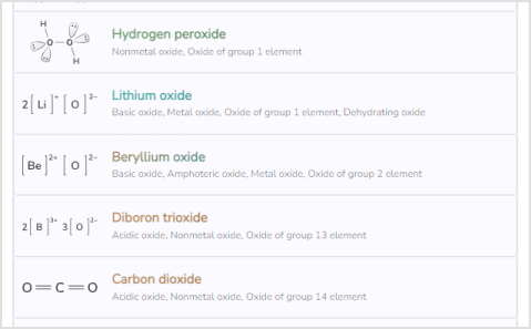 New style of substance list on category page